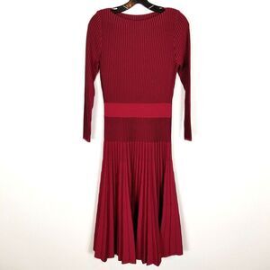 Elegant Red Midi Dress